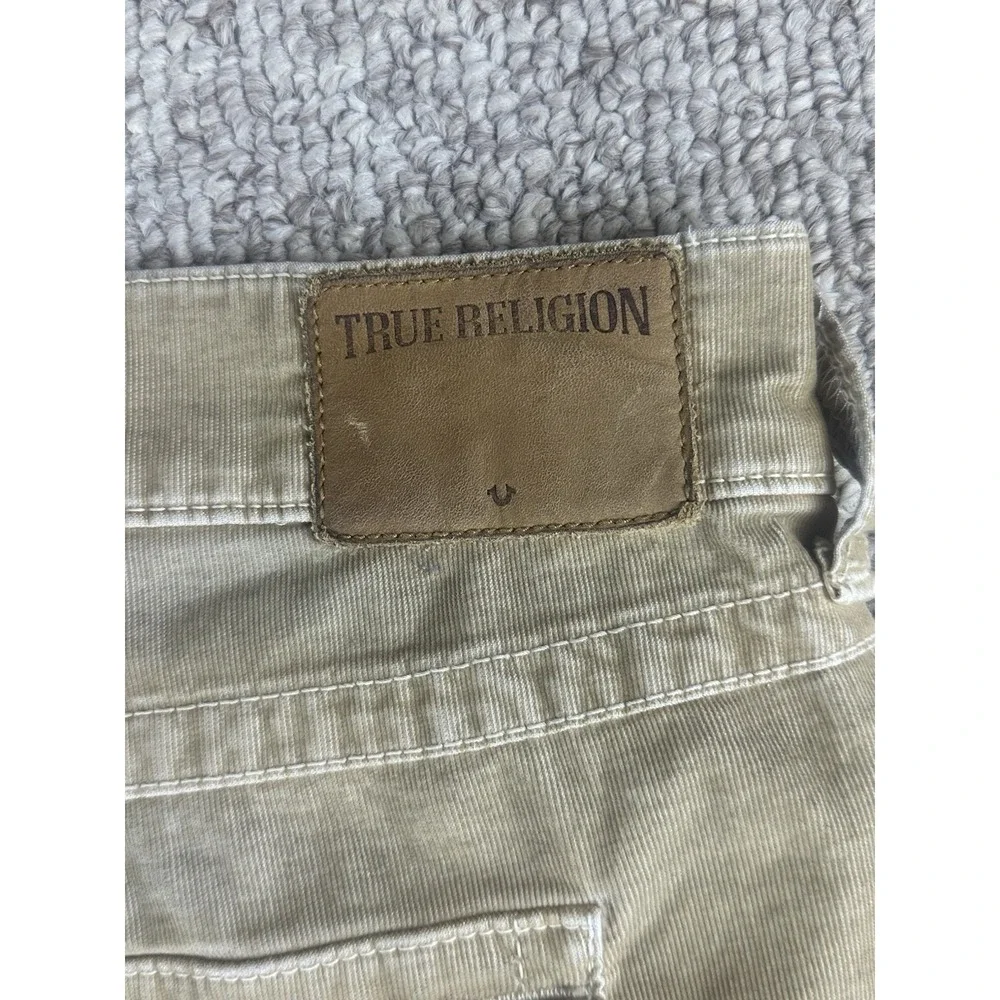 True Religion Ricky Relaxed Straight Corduroy Jeans Men's 44x29 Hip Hop Baggy